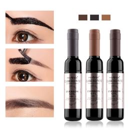 3 Colours Women Eyebrow Tattoo Gel Super Lasting Waterproof Sweat Professional Peel Off Natural Eyebrow Tint Dye Makeup Tools