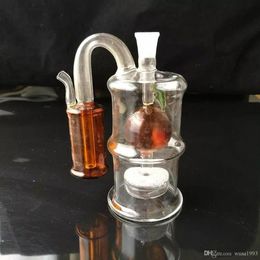 The Plug-in Core Glass Water Pipes, Glass Pipes Wholesale Oil Burner Glass Tube Water Pipe Oil Rig Smoke Free Shipping