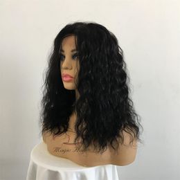 360 full lace human hair wigs Pre Plucked natural Colour 150% Density water wave Brazilian Remy Hair 360 Lace front human hair Wigs