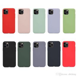 High Quality full protective Soft Microfiber Lining silicone case for iPhone 13 12 11 Pro Max X XS XR 7 8 Plus Liquid Cover