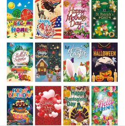 Christmas Garden Flags Canada Best Selling Christmas Garden