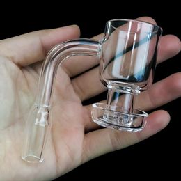 XXL 2mm Terp Vacuum Quartz Banger 10mm 14mm 18mm female male joint smoking accessories carb cap dab rig for smoking