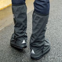 Hot Sale-Men's rain shoes disposable rain boots High tube rainshoes Waterproof shoes Once wear