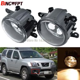 2x Car Styling For Nissan Xterra 2005-2015 9-Pieces Leds Chips LED Fog Light Lamp H11 12V 55W Halogen Fog Lights