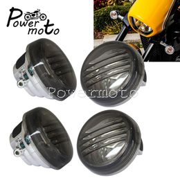 2x Blinker Turn Signals Smoke Lens For Suzuki M109R M50 M90 M95 C109R C50 C90