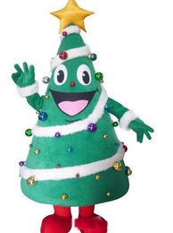 2019 Discount factory hot Christmas tree Cartoon Mascot dress dress up adult size costume carnival mascot costume party