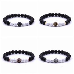 Natural stone bracelet men and women fashion popular 2019 essential oil diffusion yoga treasure jewelry