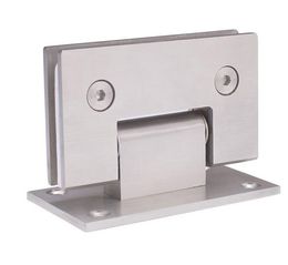 New Stainless Steel 90 Degree of Bathroom Clamp Shower Door Hinges Glass Clip Top Quality
