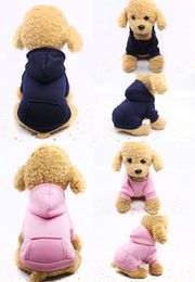 Solid Colour Camouflage Two Legs Dog Hoody Sport Dog Clothes with Hat Autumn WInter Dog Coat