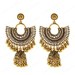 Vintage Sector Jhumka Jhumki Earrings Indian Jewelry Women Retro Statement Tassel Earrings Ears Afghan Egypt Turkish