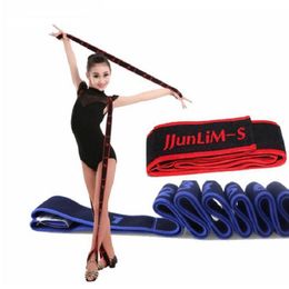 Wholesale Gymnastics Adult Latin Training Bands Pilates Yoga Stretch Resistance Bands Fitness Elastic Band Crossfit DanceTraining Workout