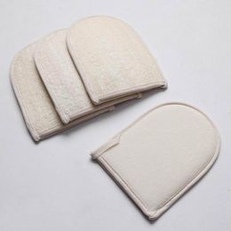 New Arrive 20*15CM Natural Loofah Bath Gloves Practical Bathroom Product Back Scrubber Shower Body Exfoliator Scrubber