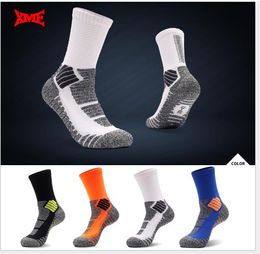 Thickened wear-resistant towel bottom professional Compressed basketball socks Breathable non-slip football training socks