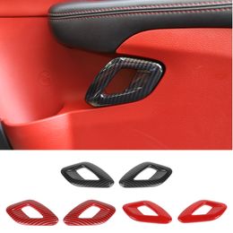 ABS Car Inner Door Handle Cover Decoration Accessories for Dodge Challenger 2011 UP Car Interior Accessories