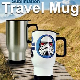 450ML Sublimation Sublimate Tumbler double walled stainless steel travel mug best for portable ad diy Customise