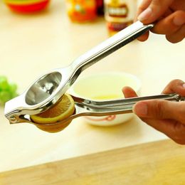 Stainless Steel Lemon Tomato Squeezer Citrus Press DIY Fruit Juicer Cooking Tools Hand manual Juicer Fruit Pressing Blender Clip