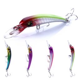 NEWUP 4pcs 9cm 5.8g Quality Minnow Pescaria Fishing Lure wobblers 3D Eye Bass Topwater Hard bait crankbait For fishing tackle