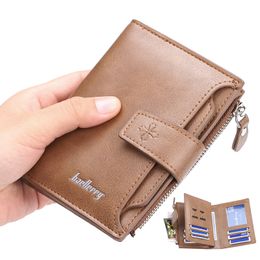 hg new mens short wallet simple fashion business multicard wallet bag pu drivers Licence card package