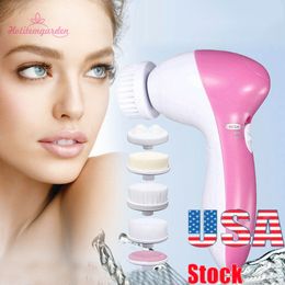 High Quality Skin Care Tools Brush Set Electric Deep Cleansing Device 5 Piece Set Home Use
