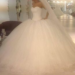 -Sirena vestidos de novia nuevo vestido elegante sólo hermoso estilo de vestido delgado atractivo del cordón de pecho cola de pez de la boda de arrastre