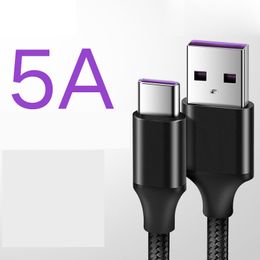 USB Type C(USB-C) To USB Cable High Quality Charger 5A Data Line Type c Super Fast Charging Data Line Android