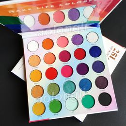 Makeup Eyeshadow Palette 25L Live In Color Eye Shadow 25 Colors Make Life Colorful Matte Shimmer Eye Shadow hill Palette Beauty Cosmetics