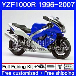 Body For YAMAHA YZF1000R Blue silver hot Thunderace 02 03 04 05 06 07 238HM.AA YZF 1000R YZF-1000R 2002 2003 2004 2005 2006 2007 Fairing kit