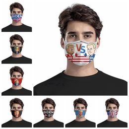 Donald Trump 2020 Maks Biden VS Trump America Presidential Election Designer Mask Adult Fashion Anti Dust Face Masks 8styles RRA3199