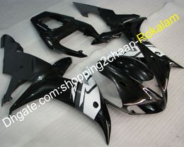 R1 2002 2003 YZF1000 Black White Cowling Fittings For Yamaha YZF 1000 02 03 YZF-R1 Motorcycle ABS Fairing (Injection molding)