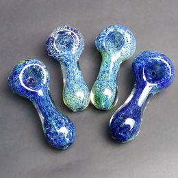 glass bowls smoking pipes hand blown glass pipe glass art pipes portable glass tobacco pipes 2.9 Inch blue mini cute pipe Glass Pieces for Smoking