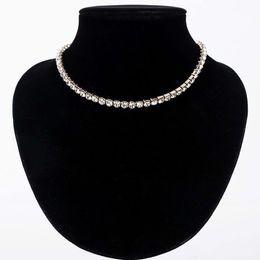 Женщины ожерелье горячие продажи новый кристалл горный хрусталь воротник ожерелья для девушки свадьба День Рождения ювелирные изделия бесплатная доставка #N062