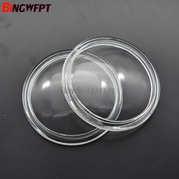 2pcs/set Round Diameter 90mm Fog Lamps Lights Tempered Glass Anti-fog Glass For Renault Laguna Latitude Duster Clio Sandero