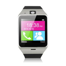 GV18 Smart Watch with Camera SIM card Bluetooth Smart Wristwatch Support Hebrew Sleep Fitness Tracker Smart Bracelet for IOS Android iPhone