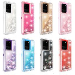 Bling Crystal Oil Liquid Transparent Glitter Cell Phone Cases For Samsung Galaxy S10E S8 S9 PLUS S7 Edge Note9 Note8 Quicksand Designer Clear Case