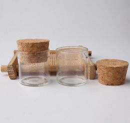 mini glass test tubes cork UK - 5G Small Glass Bottles With Corks Stoppers 5ml High Quality Glassware Glas Jar Mini Test Tube LX6050