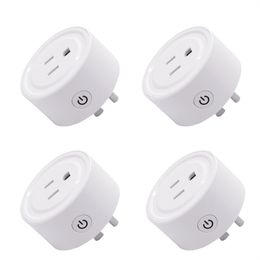 50pcs Smart Plug Smart WiFi Power Socket US Plug Switch For Google Home App Control For Alexa Connected By WiFi Plug Voice Control