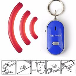 Mini Anti-lost Whistle Key Finder Flashing Beeping Remote Kids Key Bag Wallet Locators Child Alarm Reminder DLH280