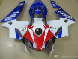 Injection motorcycle fairing kit for Honda CBR600RR 03 04 white blue red bodywork fairings set CBR600RR 2003 2004 JK45