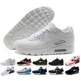Cojines Rojos Baratos Online | Cojines Rojos Baratos Online Compre Nike Air Max 90 Cushion Negro Hombres Mujeres Zapatos Corrientes Barato Triple Negro Blanco Rojo Amarillo Hombres Mujeres Zapatillas De Deporte