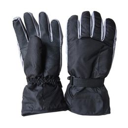 Fashion-Charging Electric Heating Gloves Five-Finger Hand Back Hot Winter Heating Gloves Rechargeable Warm Heated
