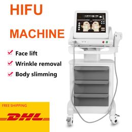 HIFU High Intensity Focused Ultrasound Hifu Machine Face Lift Machine Anti Ageing 3 Cartridges Or 5 Cartridges For Face Body