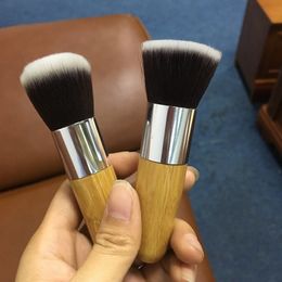 1PCS Professional Makeup Brushes Bamboo Handle Powder Concealer Liquid Foundation Makeup Tools Beauty Cosmetics Brusher Brush