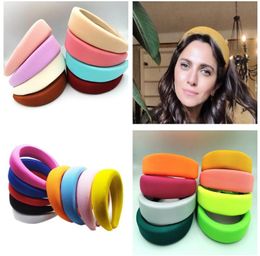 pure hair band Sponge ring headband candy Colour flannel Hair Scrunchie with multi-color Jewellery handmade accessories FZP230