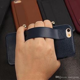 New Colourful Silicone Phone Cases For iPhone 14 13 12 Mini 11 Pro Max XS 8 7Plus 6S Leather Wrist Strap Soft TPU Silicon Cover