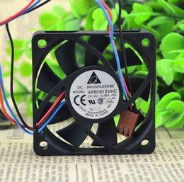 Original DELTA AFB0612VHC 6015 12V 0.36A 6CM three-wire and four-wire cooling fans