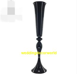 Professional black mental candelabra for wedding Centrepiece decor1060