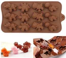 Novelty And Fun Dinosaur Silica Cake Mold Food Grade DIY Silicone Baking Tools Kitchen Accessories Decorations