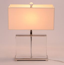 Newest Design Classic Style Simple Crystal Reading Table Lamp For Living Room Decor Office Table Lamp Base E26 E27 Llfa