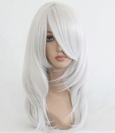Size:adjustable 4 Colour Select Colour and style 55cm Medium Synthetic Wavy Cosplay Costume Wig High Temperature Fibre Hair WIG