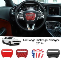 ABS Car Steering Wheel Cover Accessories Trim for Dodge Challenger/ Charger Interior Accessories